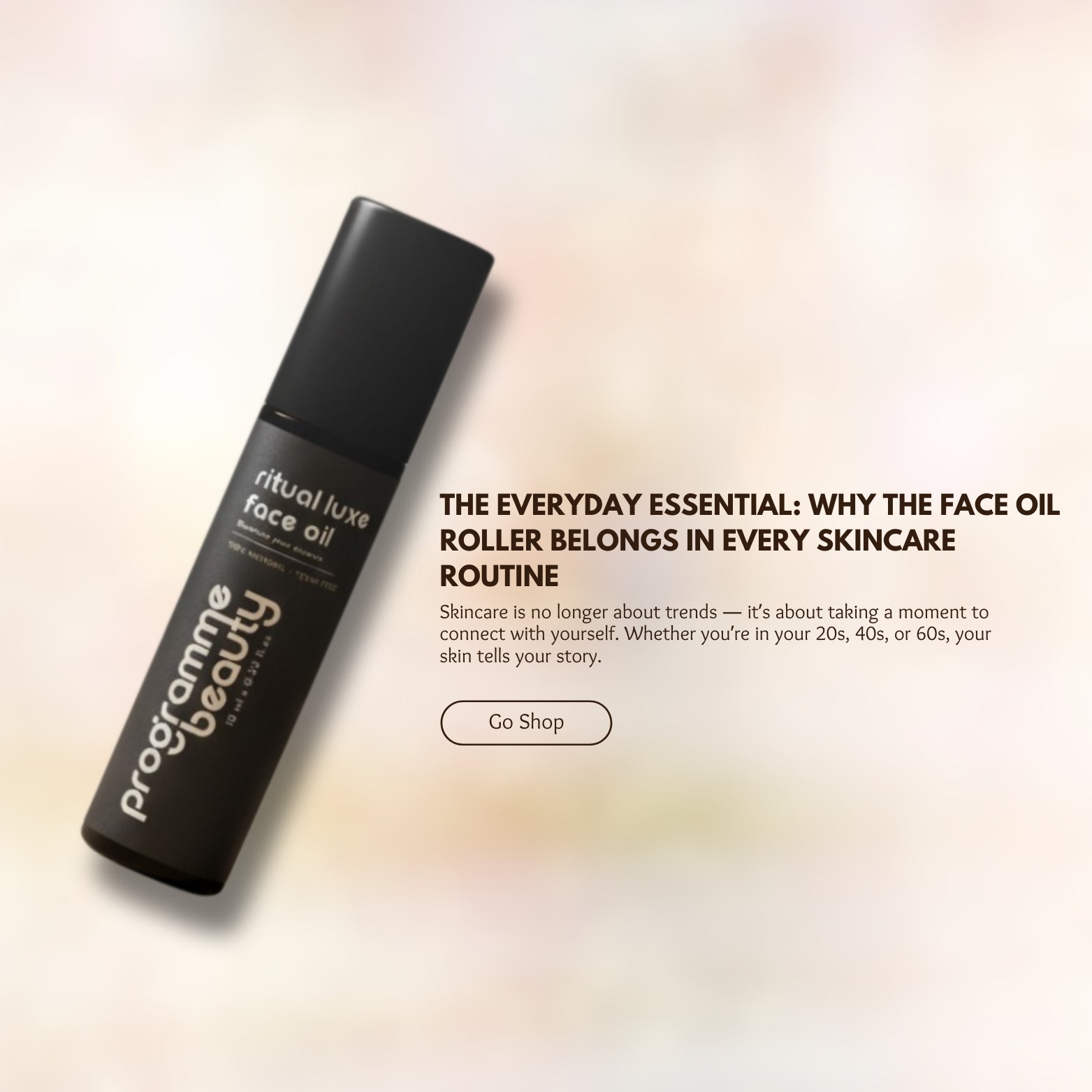 The Everyday Essential: Why the Face Oil Roller Belongs in Every Skincare Routine